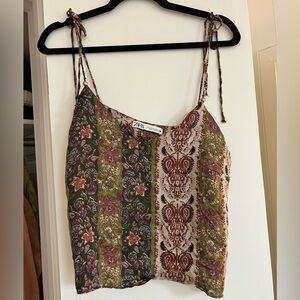 Paisley Zara crop top